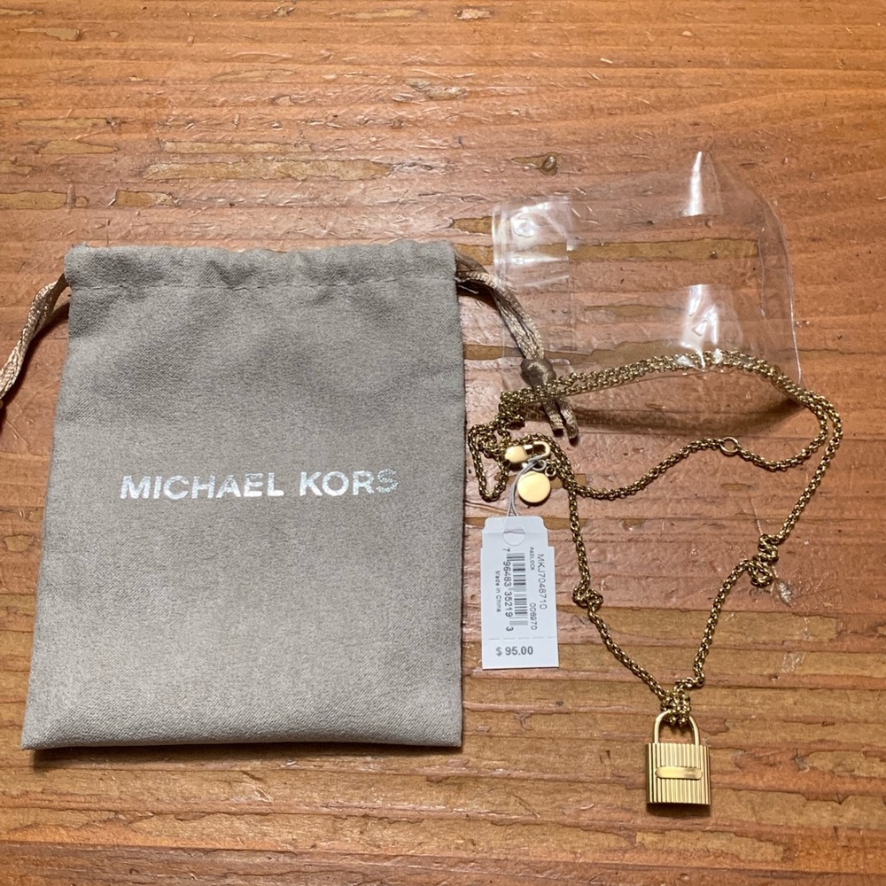Gold Michael Kors necklace